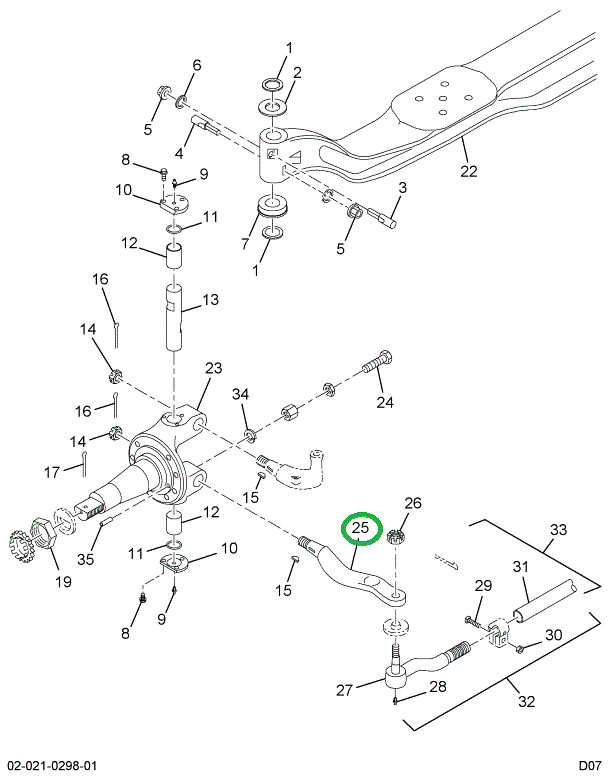 2506055C1 ARM-STRG TIE ROD RT