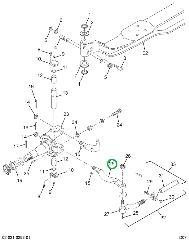 2506056C1 ARM-STRG TIE ROD LT