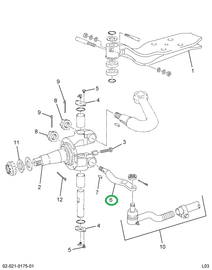 2506071C1 Arm, Steering, Right