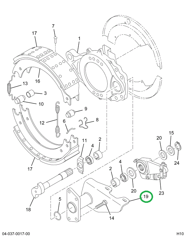 2506086C91 BRACKET BRK CAMSHAFT & CHAMBER