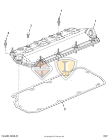 2511366C91 COVER,KIT, VALVE COVER W/ GASK
