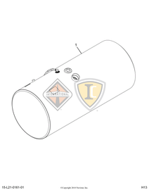 2512587C92 TANK,FUEL, 24IND,100G,LT,N/P