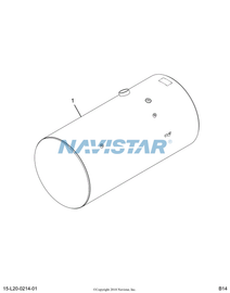 2512592C91 TANK,FUEL, 26 IND,115G,RT,POL