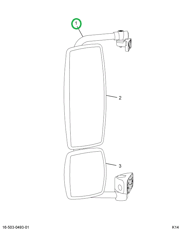 2514654C1 BRACKET ASY, MAN UHT BLACK LH