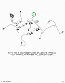 2514742C91 Harness, Engine, Master, N13 W