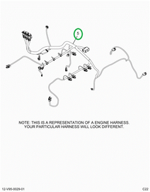 2514743C91 Harness, Engine, Master, N13 W