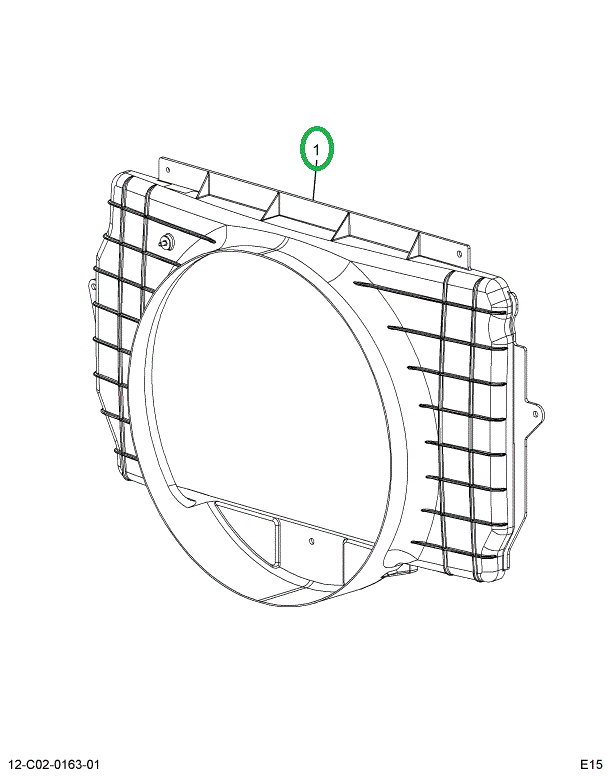 2514762C91 SHROUD,MM,RADIATOR , FAN SHROU