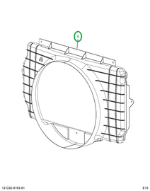 2514762C91 SHROUD,MM,RADIATOR , FAN SHROU