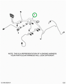 2514839C91 Harness, Master, Cab To Engine