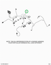 2514840C91 Harness, Master,  Cab To Engin