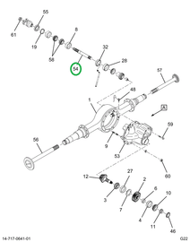 2514847C1 SHAFT,OUTPUT SHAFT STUB