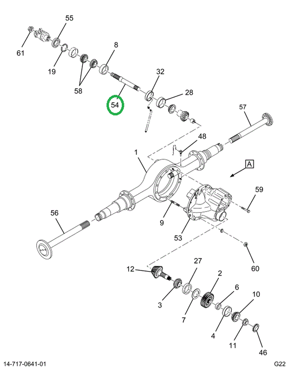 2514847C1 SHAFT,OUTPUT SHAFT STUB
