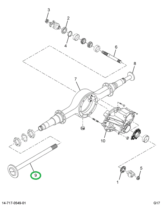2514860C1 Shaft, Axle