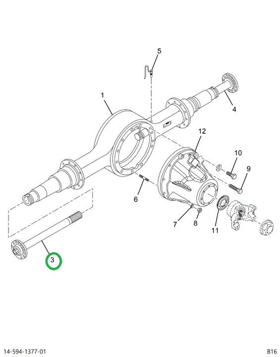 2514863C1 Shaft, Axle