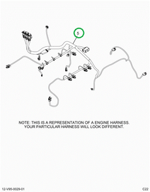 2514874C91 Harness, Master,  Cab To Engin