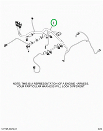 2514891C91 Harness, Master, Cab To Engine