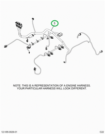 2514892C91 Harness, Master, Cab To Engine