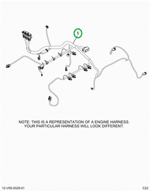 2514894C91 Harness, Master, Cab To Engine