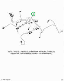 2515044C91 Harness, Master, Cab To Engine
