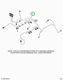 2515047C91 Harness, Master, Cab To Engine