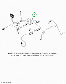 2515049C91 Harness, Master,  Isx Cab To E