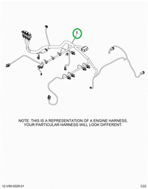 2515050C91 Harness, Master, Cab To Engine