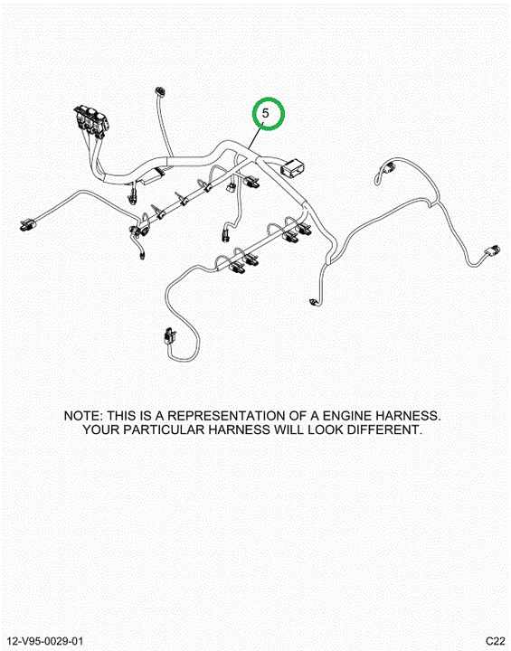 2515052C91 Harness, Master, Cab To Engine