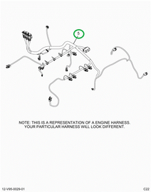 2515055C91 Harness, Master, Cab To Engine