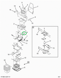 2515064C1 Frame, Lower Cushion
