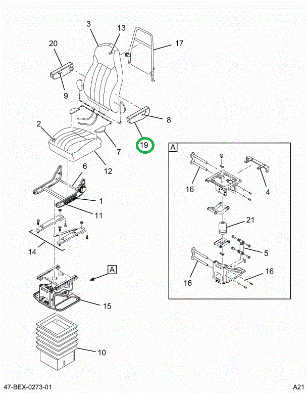 2515065C1 Rest, Arm Assembly, Left Hand