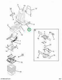 2515065C1 Rest, Arm Assembly, Left Hand