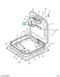 2515268C91 Knob Release Assembly