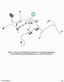 2515279C91 Harness, Master, Cab To Engine