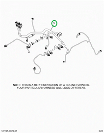 2515280C91 Harness, Master, Cab To Engine