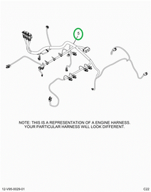 2515283C91 Harness, Master,  N13 Cab To E