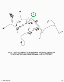 2515285C91 Harness, Master, Cab To Engine