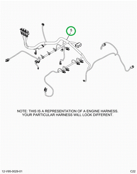 2515287C91 Harness, Master, Cab To Engine