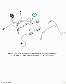2515288C91 Harness, Master, Cab To Engine