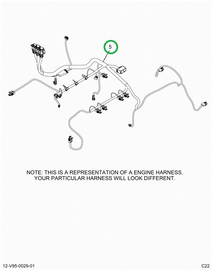 2515338C91 Harness, Master, Cab To Engine