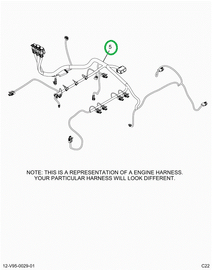 2515339C91 Harness, Master, Cab To Engine