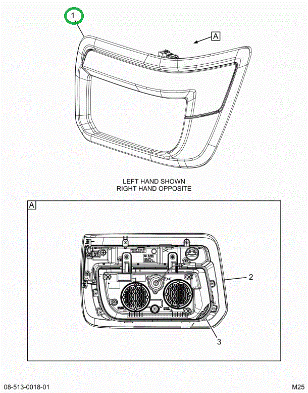 2515352C92 LAMP, ASSEMBLY, RH TURN