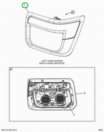 2515352C92 LAMP, ASSEMBLY, RH TURN