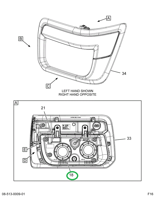 2515353C91 COVER, BULB SOCKET