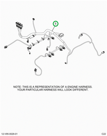 2515445C91 Harness, Master, Cab To Engine