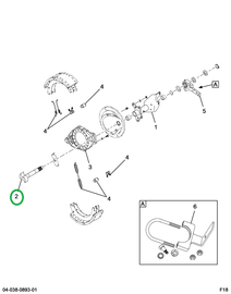 2515464C1 Bracket Brake Camshaft And Cha