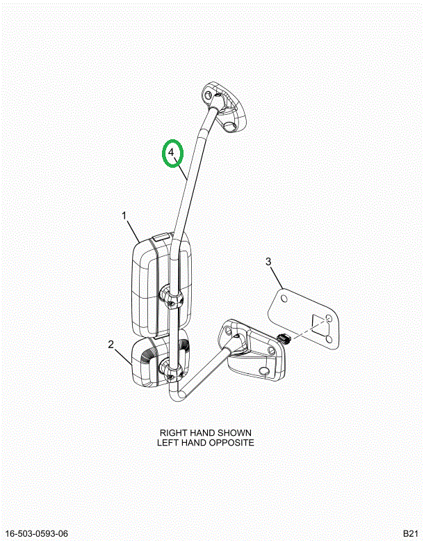 2515498C91 BRACKET,BRKT ASY,RH,BLK,MAN,UH