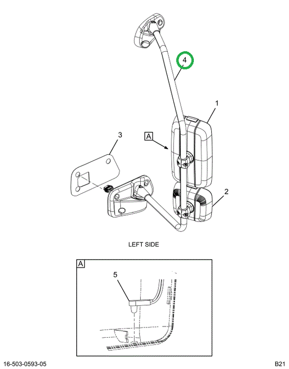 2515499C91 BRACKET,BRKT ASY,LH,BLK,MAN,UH