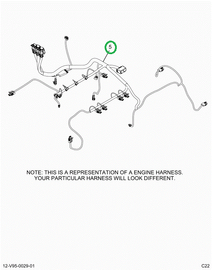 2515562C91 Harness, Master,  Cab To Engin