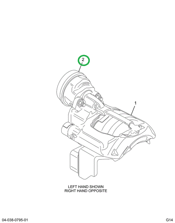 2515703C91 BOOT, BELLOWS ADB ACTUATOR