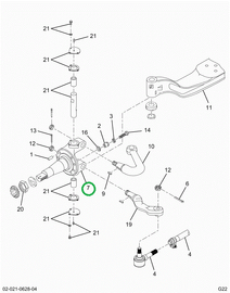2515715C91 KNUCKLE,LEFT HAND STEERING KNU